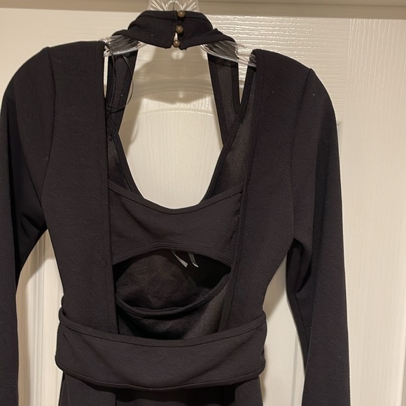 By Anthropologie Long-Sleeve Mini Dress Size Medium - Picture 7 of 12